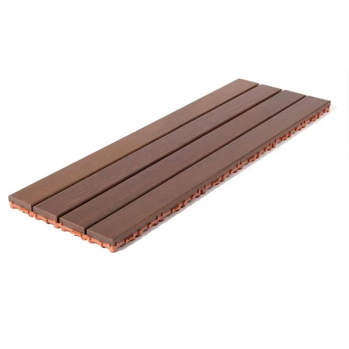 Interlocking Wood Composite Decking Tiles